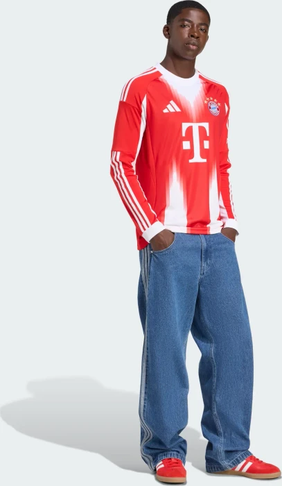 adidas FC Bayern München 2025/2026 Heimtrikot langarm (Herren)