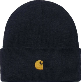 Carhartt Chase Beanie dark navy/gold
