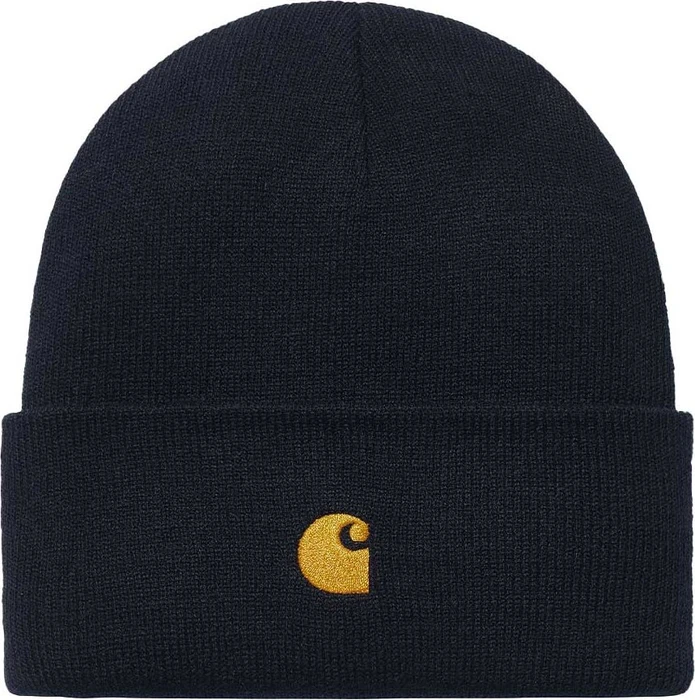 Carhartt Chase Beanie dark navy/gold