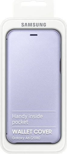 Samsung Flip Wallet für Galaxy A6 (2018) violett