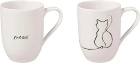 Villeroy & Boch Statement Becher mit Henkel Cat, 2 Stück