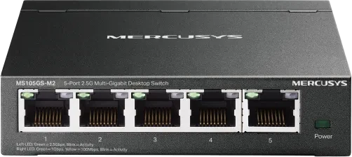 Mercusys Desktop 2.5G Switch, 5x RJ-45