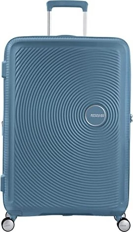 American Tourister Soundbox Spinner erweiterbar L stone blue