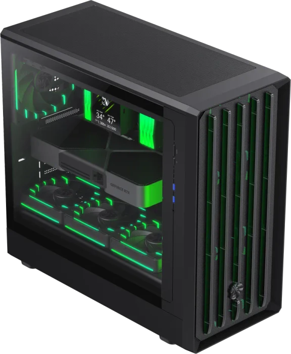 GameMax Claw 460 BK, Glasfenster