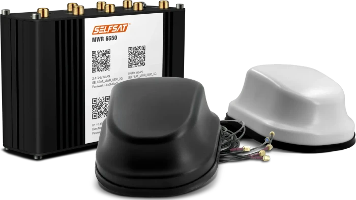 SelfSat MWR 6550, inkl. SHARK Antenne, Antenne weiß, 5G