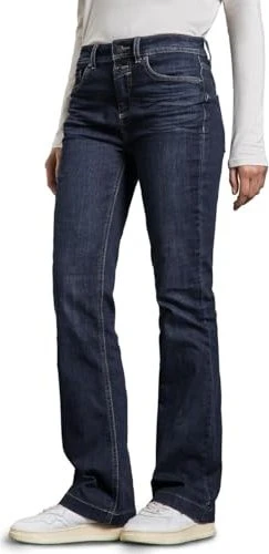 Street One Bootcut Jeans dark indigo/slightly washed (Damen)