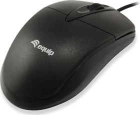 Equip Optical Desktop Mouse schwarz, USB (245102)