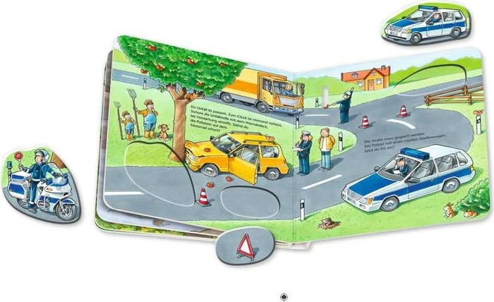 Ravensburger Puzzle Mein großes Puzzle-Spielbuch Fahrzeuge im Einsatz