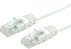 Value Patchkabel, Cat6a, U/UTP, RJ-45/RJ-45, 20m, weiß