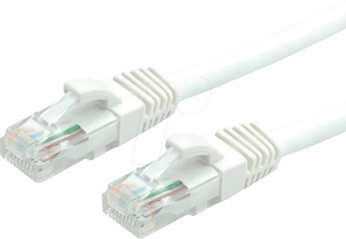 Value Patchkabel, Cat6a, U/UTP, RJ-45/RJ-45, 20m, weiß