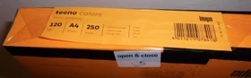 inapa tecno colors Universalpapier mittelorange, A4, 120g/m², 250 Blatt