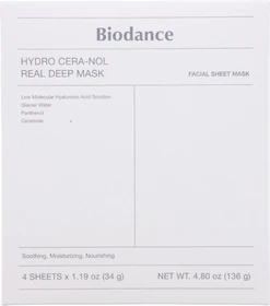 Biodance Hydro Cera-nol Real Deep Maske, 4 Stück