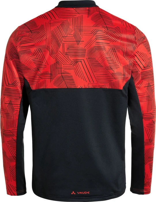 Vaude Virt QZip Trikot langarm mars red (Herren)