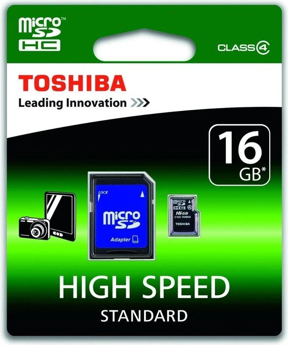 Toshiba High Speed Standard 16GB Kit, Class 4