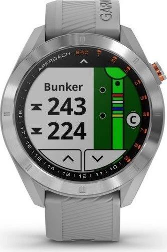 Garmin Approach S40 GPS-Golfuhr grau