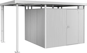 Biohort Seitendach S für Gerätehaus HighLine H4 silber-metallic