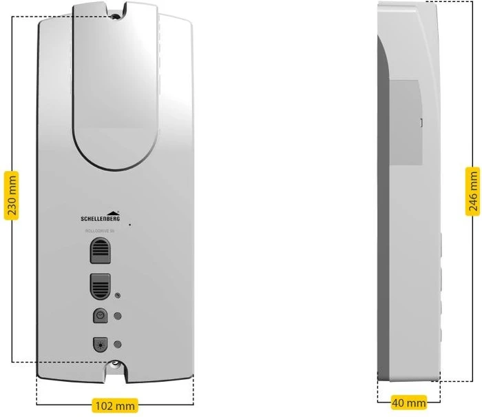 Schellenberg Rollodrive 55, 14-23mm, 8Nm Drehmoment, elektrischer Gurtwickler