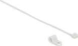 DeLOCK Befestigungsschelle 6.4mm mit Kabelbinder, 3.6mm, 200mm, weiß, 10 Stück