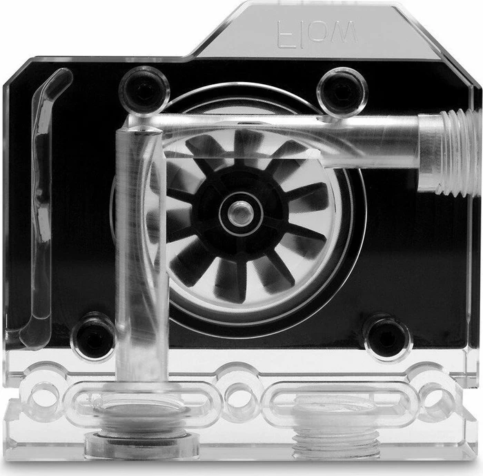 EK Water Blocks Quantum Line EK-Quantum Scalar Flow Indicator Bottom-Top D-RGB, schwarz, Durchflusssensor
