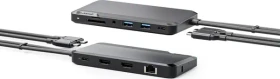 Alogic Portable Dock for Mac 10-in-1 with Dual Display 4K, 2x USB-C 3.0 [Stecker]