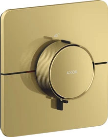 Hansgrohe Axor ShowerSelect ID softsquare Thermostat polished gold optic