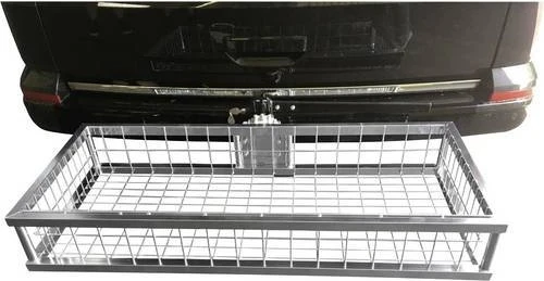 Berger & Schröter Heckträger grau m. Schnellkupplung abklappbar