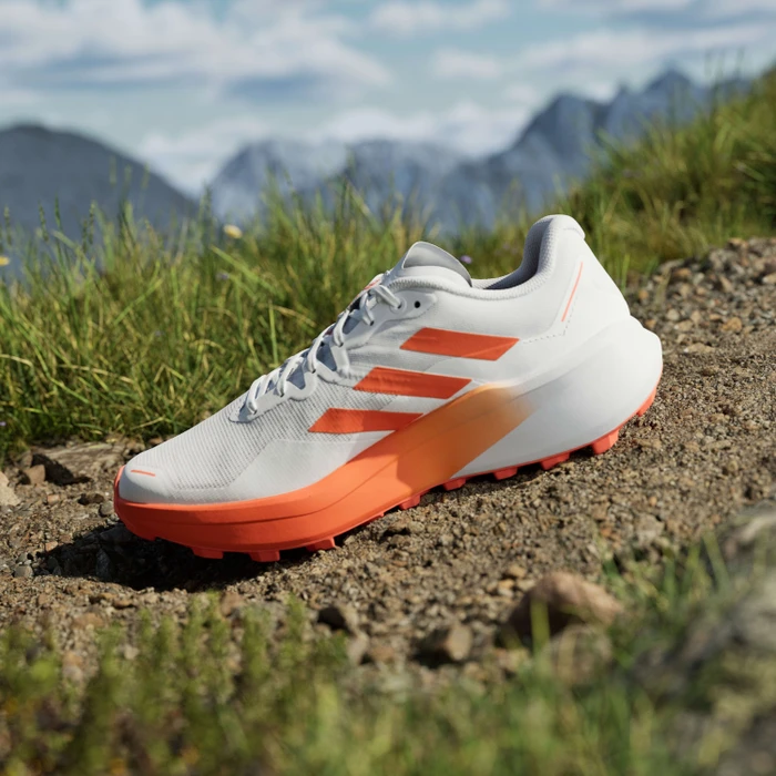 adidas Terrex Agravic 3 cloud white/semi impact orange/dash grey (Herren)
