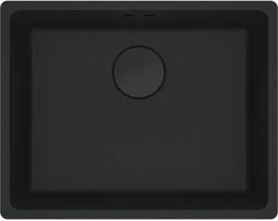 Franke Maris MRG 210-52 flächenbündig Becken mittig black matt