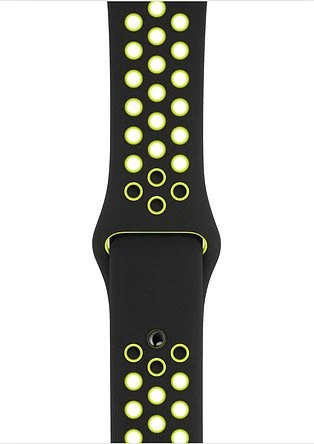 Apple Nike Sportarmband S/M und M/L für Apple Watch 44mm schwarz/Volt