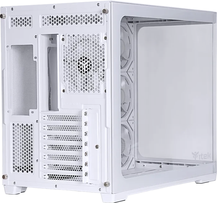 iTek Dark Cave Curved White, Glasfenster