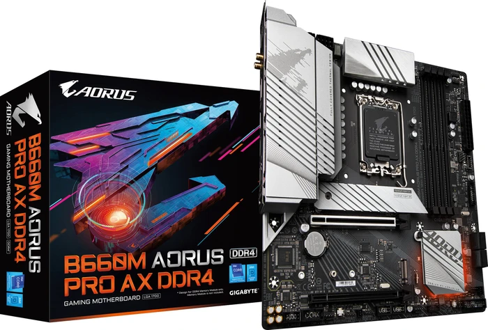 GIGABYTE B660M AORUS Pro AX DDR4 (Rev. 1.0) (Intel 1700)