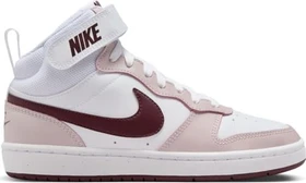 Nike Court Borough Mid 2 white/platinum violet/burgundy crush (Junior)