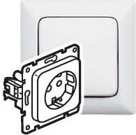 Legrand Creo Steckdose verwechslungssicher, rot