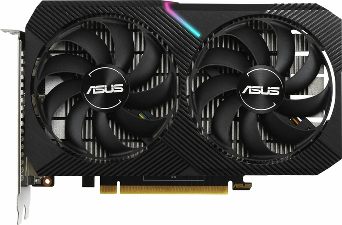 ASUS Dual GeForce GTX 1650 Mini, DUAL-GTX1650-4GD6-MINI, 4GB GDDR6, DVI, HDMI, DP