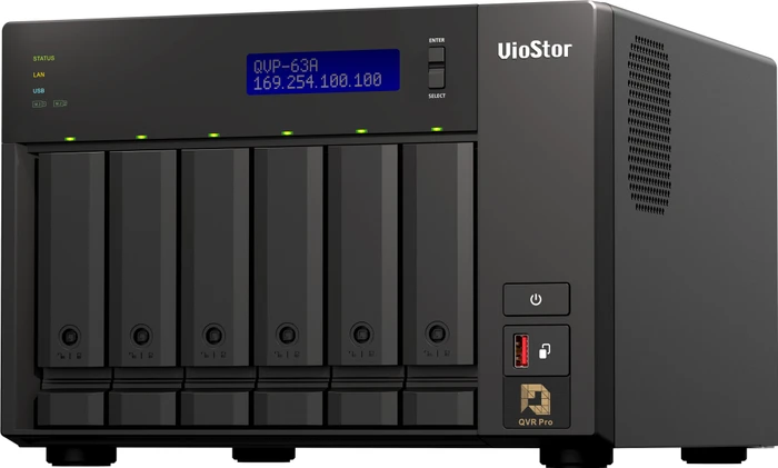 QNAP VioStor QVP-63A 8-Kanal, Netzwerk-Videorecorder