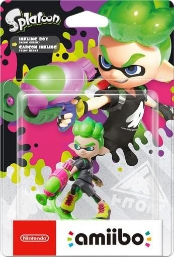 Nintendo amiibo Figur Splatoon Collection Inkling-Junge neon grün (Switch/WiiU/3DS)