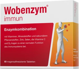 Wobenzym Immun magensaftresistente Tabletten, 60 Stück