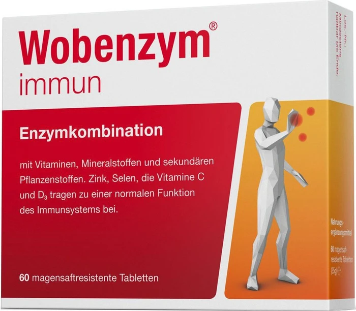 Wobenzym Immun magensaftresistente Tabletten, 60 Stück