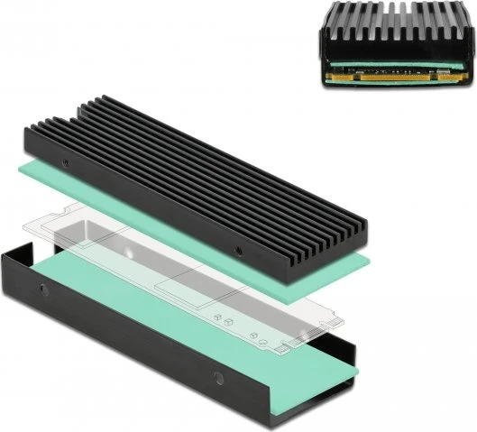 DeLOCK Heat Sink for M.2 SSD 2280