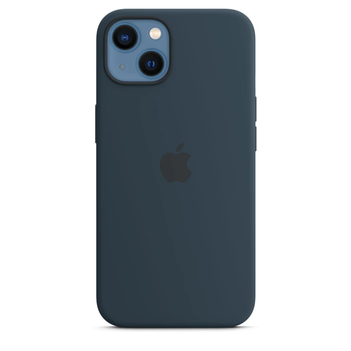 Apple Silikon Case mit MagSafe für iPhone 13 abyssblau