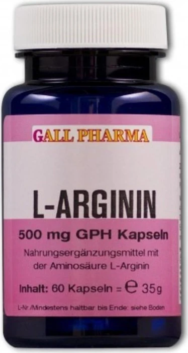 L-Arginin 500mg GPH Kapseln, 80 Stück