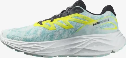 Salomon Aero Glide 2 white/sulphur spring/tanger turquoise (Damen)