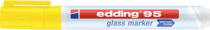 edding 95 Glasmarker gelb, 3er-Pack