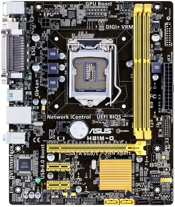 ASUS H81M-D (Intel 1150)