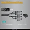 EZDIY-FAB 12VHPWR Kabel, 4x 8-Pin PCIe Buchse auf 16-Pin PCIe 5.0 12VHPWR Stecker, Adapterkabel, 16AWG, schwarz/grau, 50cm Vorschaubild