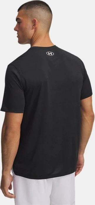 Under Armour Tech Vent Jacquard Funktionsshirt kurzarm schwarz/weiß (Herren)