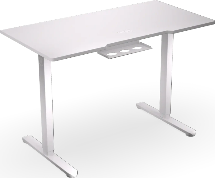 Endorfy Atlas S Electric elektrisch höhenverstellbarer Sitz-Steh-Schreibtisch 114x60cm Onyx White/weiß