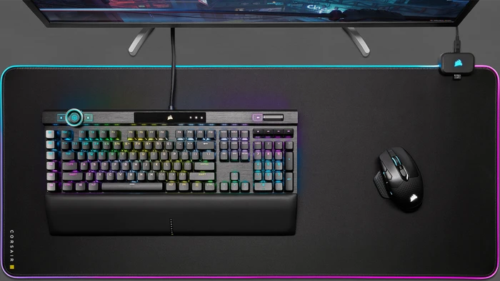 Corsair MM700 RGB Extended Mouse Pad, 930x400mm, schwarz