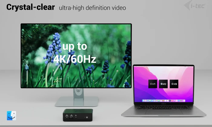 i-tec Thunderbolt 5 Quattro Display Docking Station, Thunderbolt 5 [Buchse]