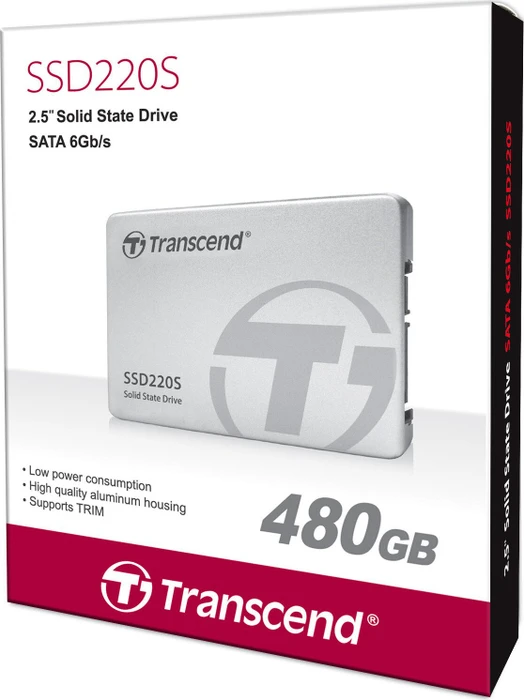 Transcend SSD220S 480GB, 2.5" / SATA 6Gb/s